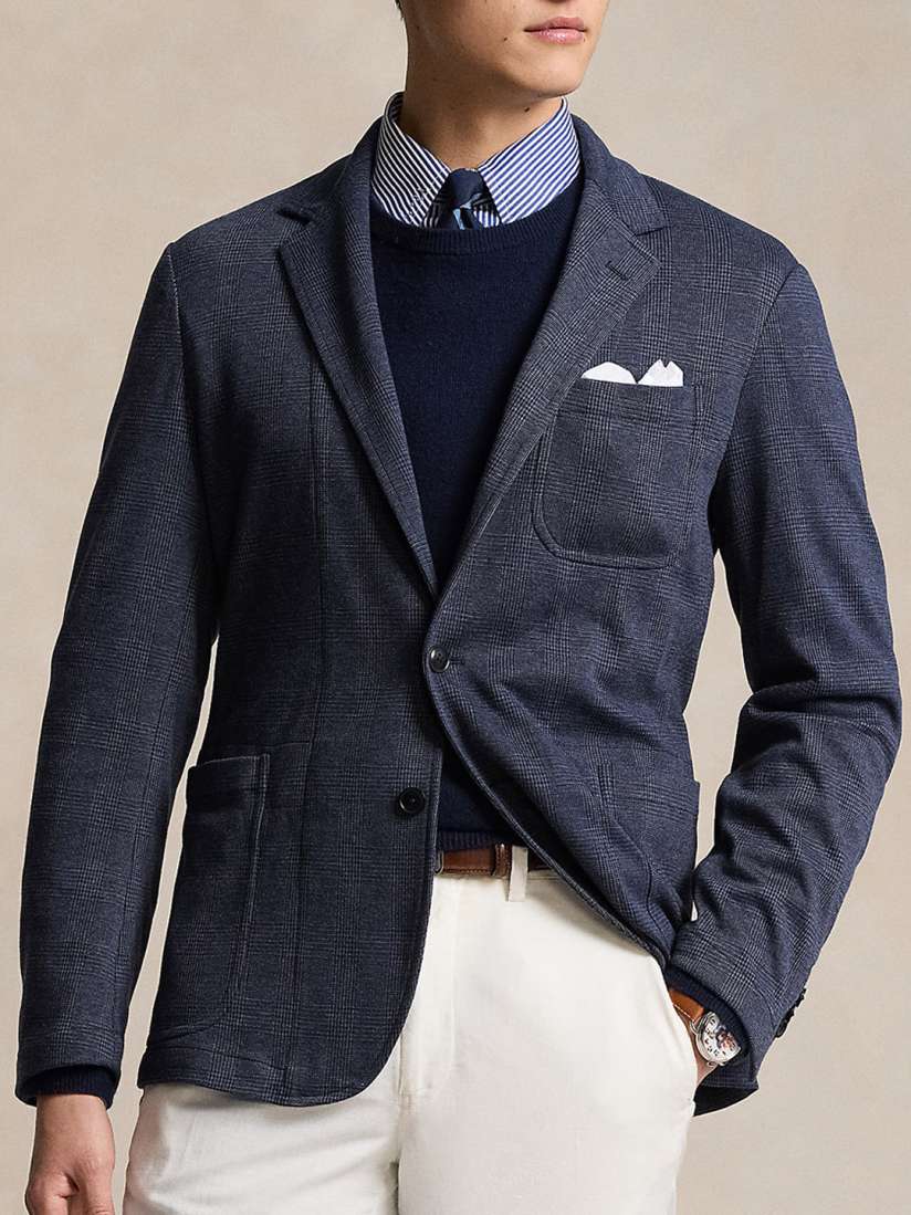 Buy Polo Ralph Lauren Checked Slim Fit Single Breasted Casual Blazer Blazers for Men 28157608 Myntra