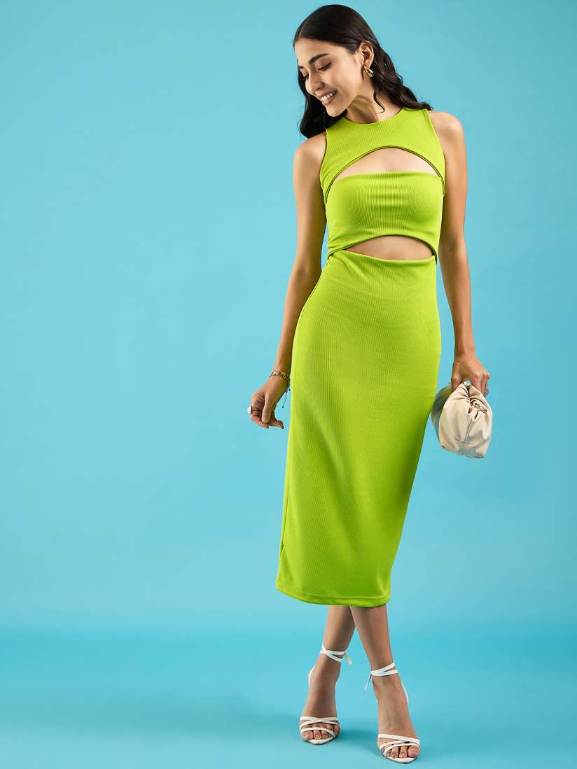 Ribbed bandage dress outlet