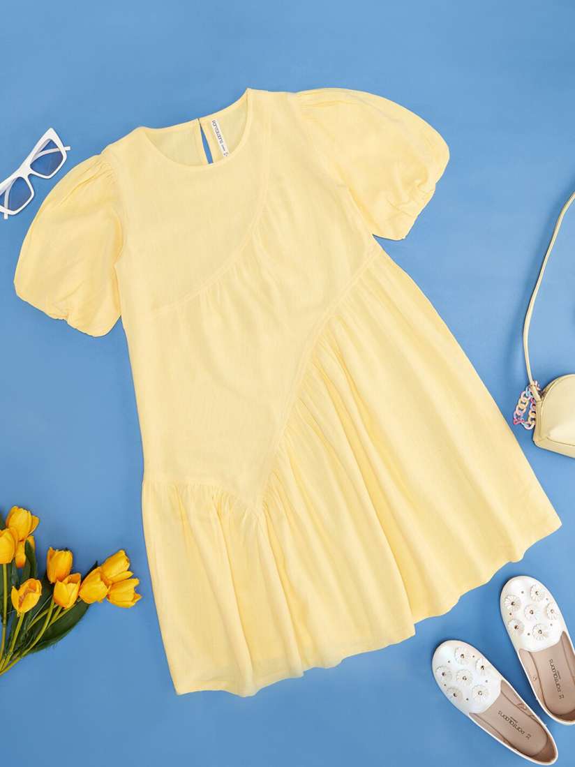 Pantaloons yellow dress clearance