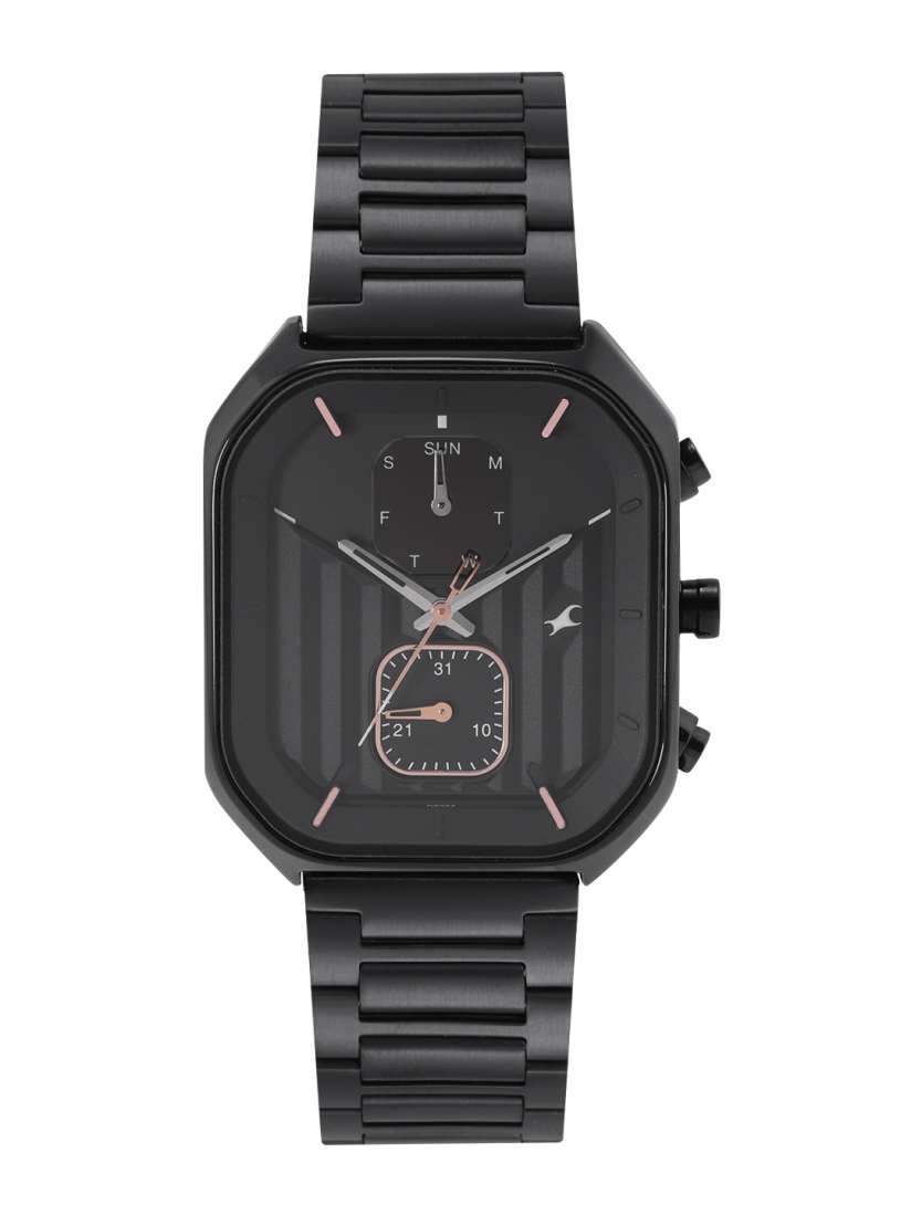 Buy Fastrack Men Slay Day Date Bracelet Style Straps Analogue Watch 3270NM01 Watches for Men 28178712 Myntra