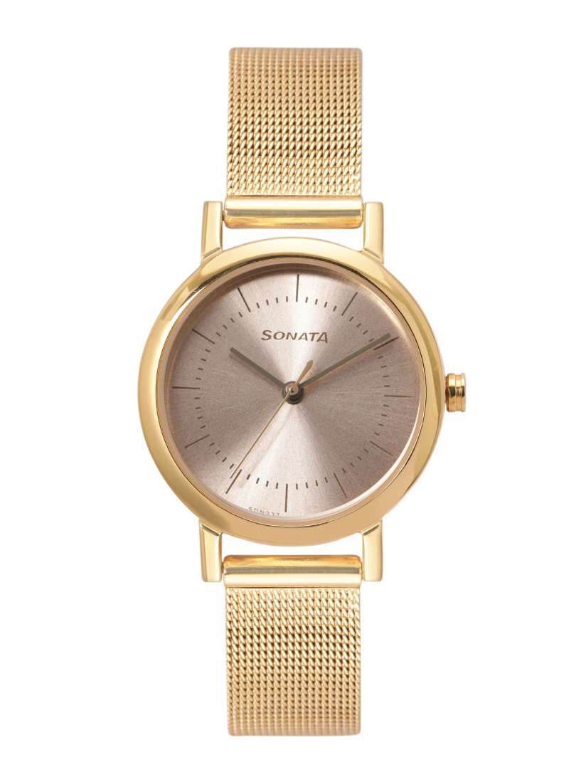 Buy Sonata Women Dial Stainless Steel Bracelet Style Straps Analogue Watch 8174YM02 Watches for Women 28180062 Myntra