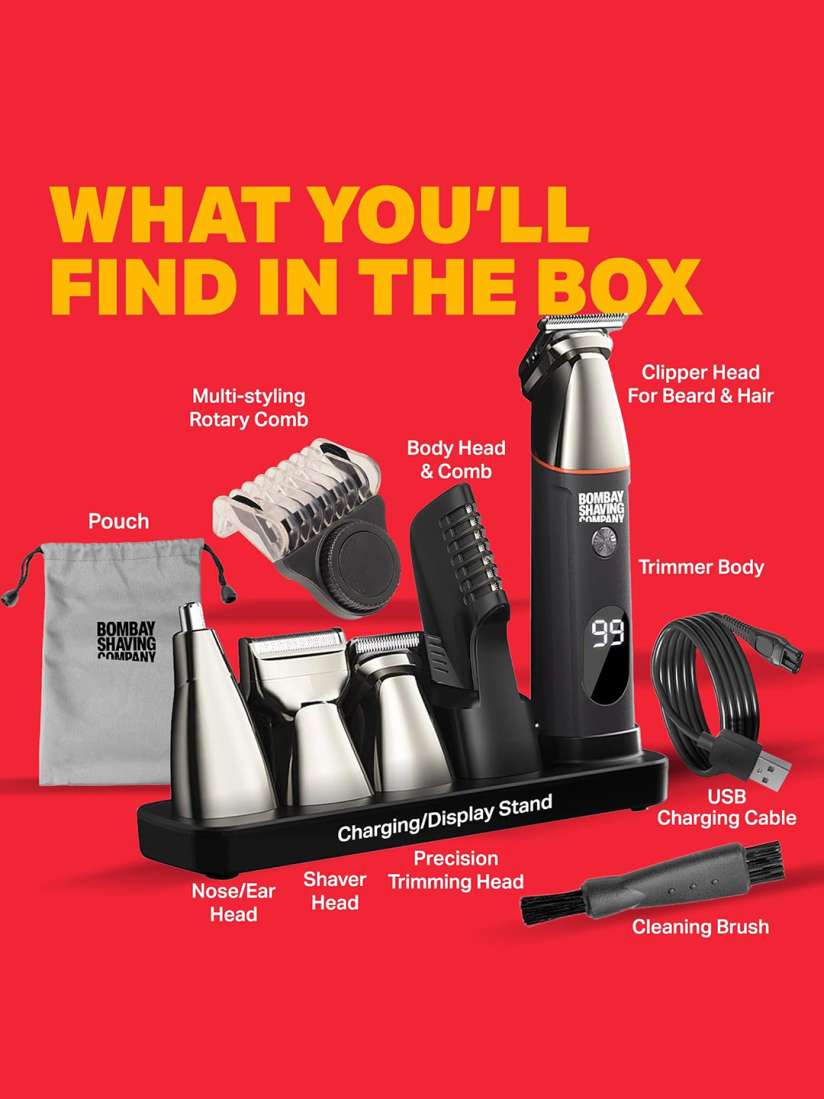 Buy Bombay Shaving Company Men 5 In 1 Multi Grooming Full Body Trimmer With Beard Styling Pen Trimmer for Men 28194420 Myntra