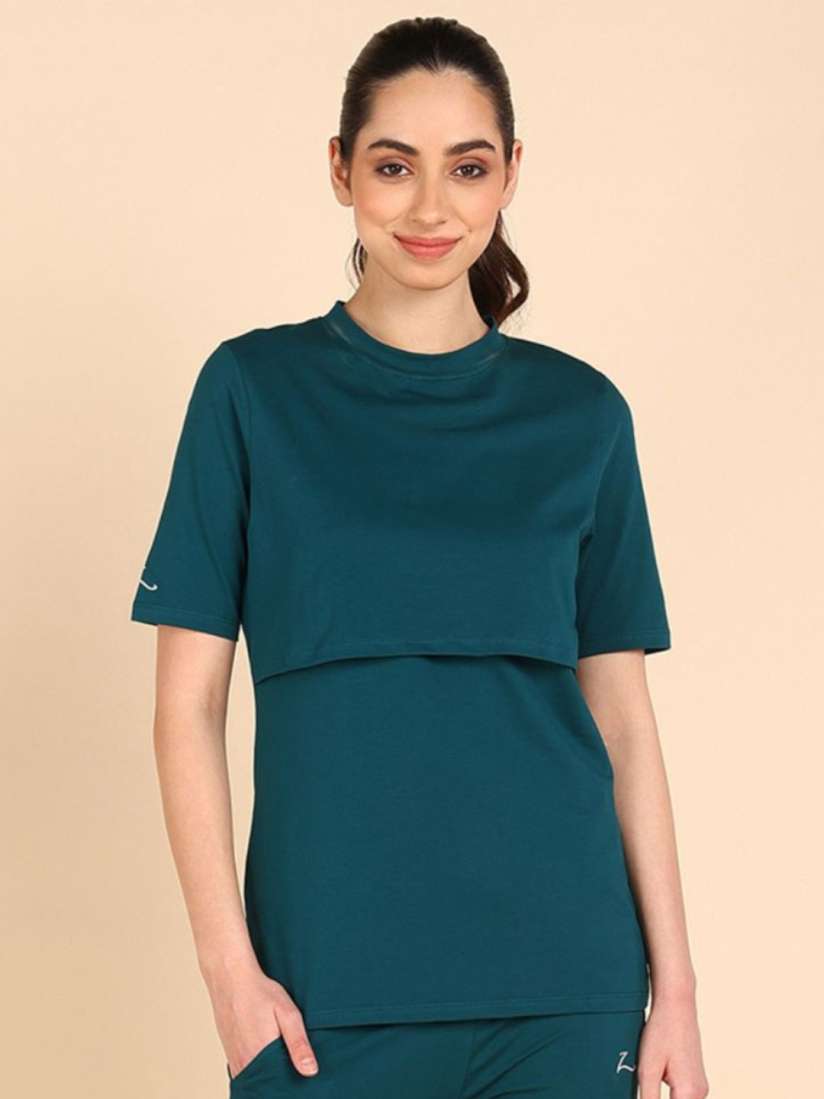 Buy House Of Zelena Round Neck Maternity Top Tops for Women 28196076 Myntra