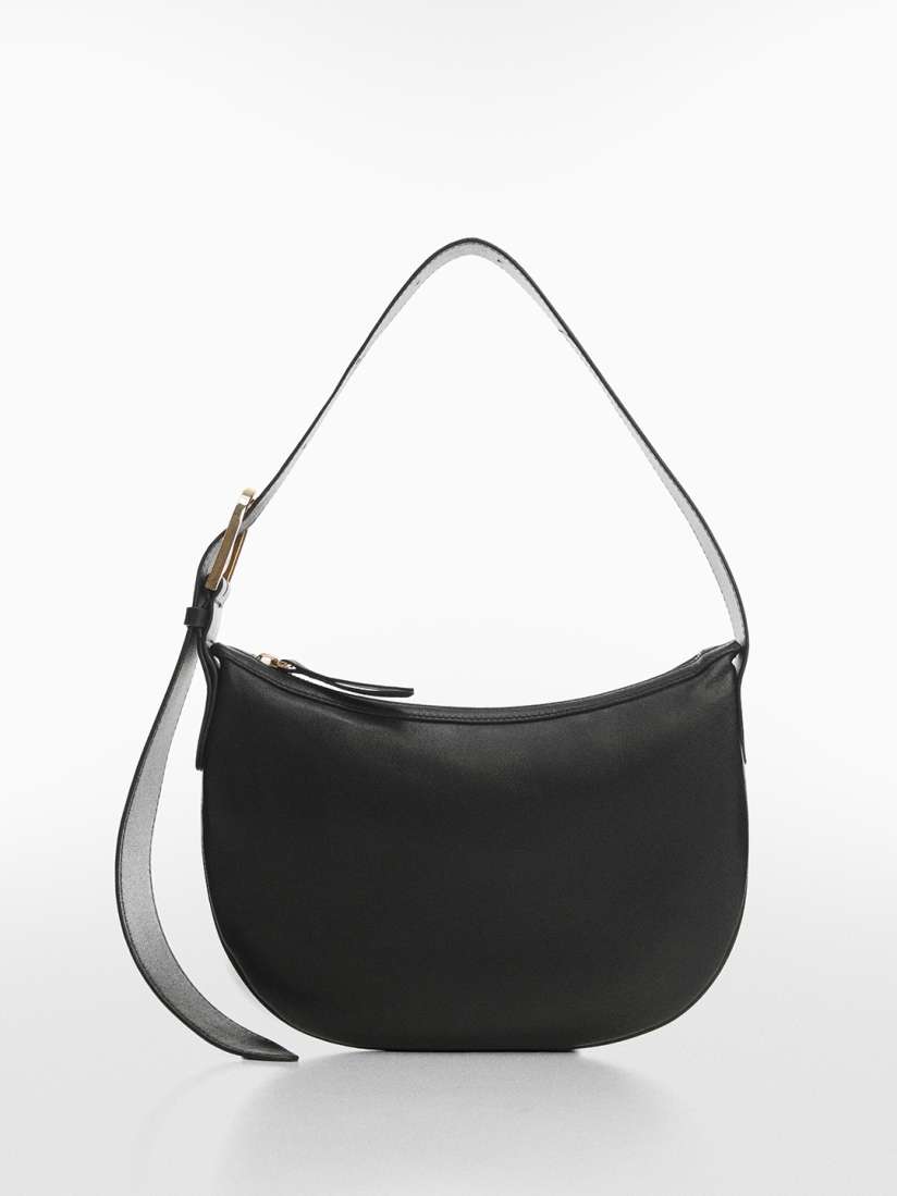 Buy MANGO Leather Baguette Bag Handbags for Women 28197914 Myntra