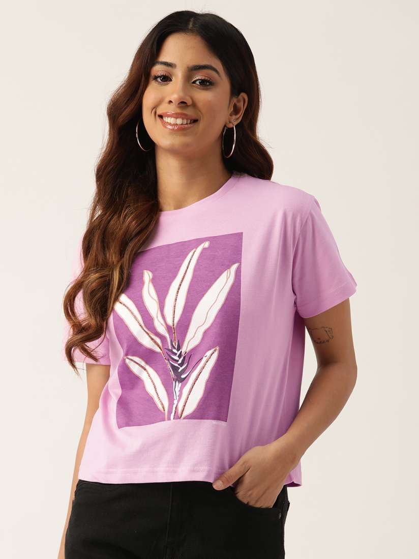 Buy Monte Carlo Cotton Printed T shirt Tshirts for Women 28205608 Myntra