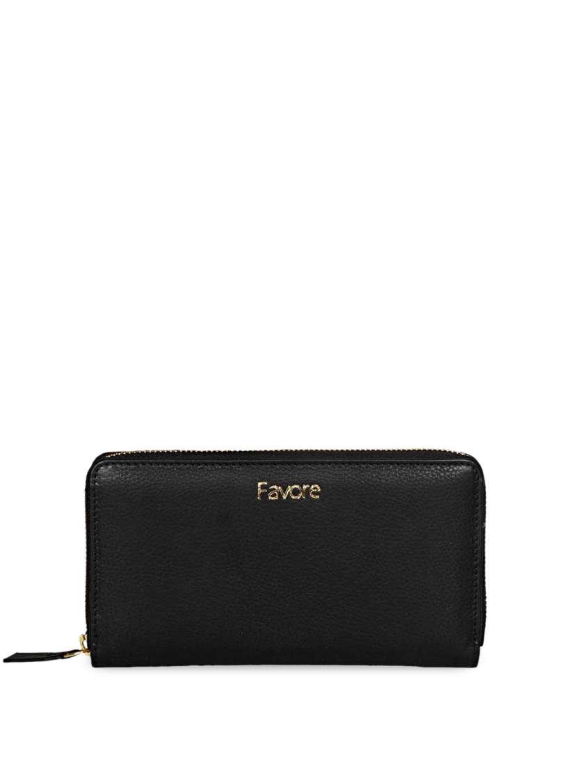 Buy Favore Women Textured Leather Zip Around Wallet Wallets for Women 28206378 Myntra
