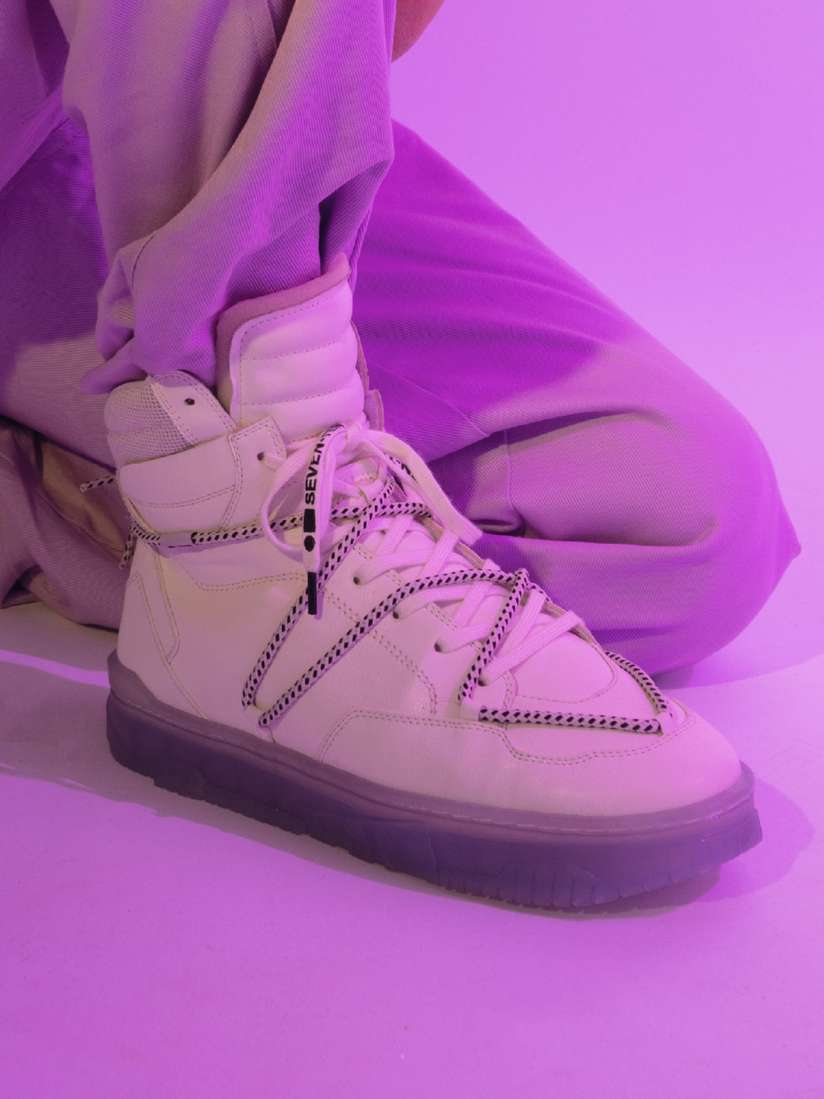 Buy 7 10 Men High Top Lace Up Sneaker Casual Shoes for Men 28208336 Myntra