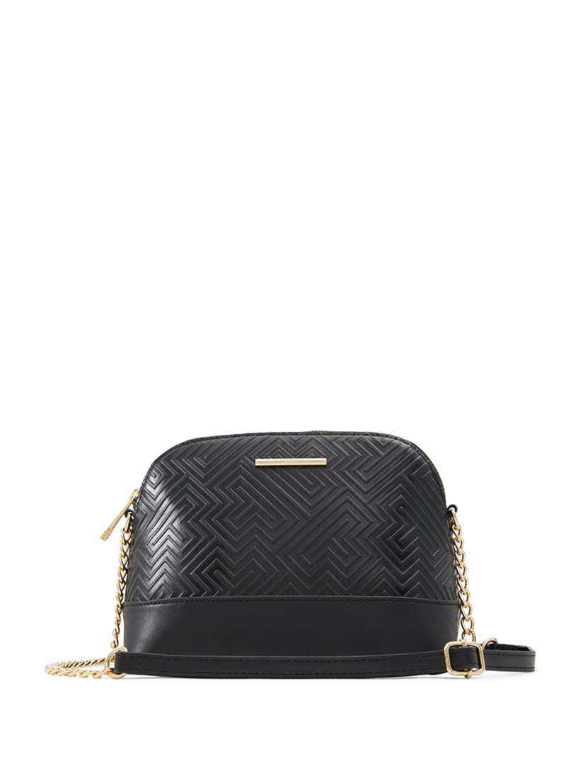 Buy ALDO Textured Half Moon Sling Bag with Quilted Handbags for Women 28217298 Myntra