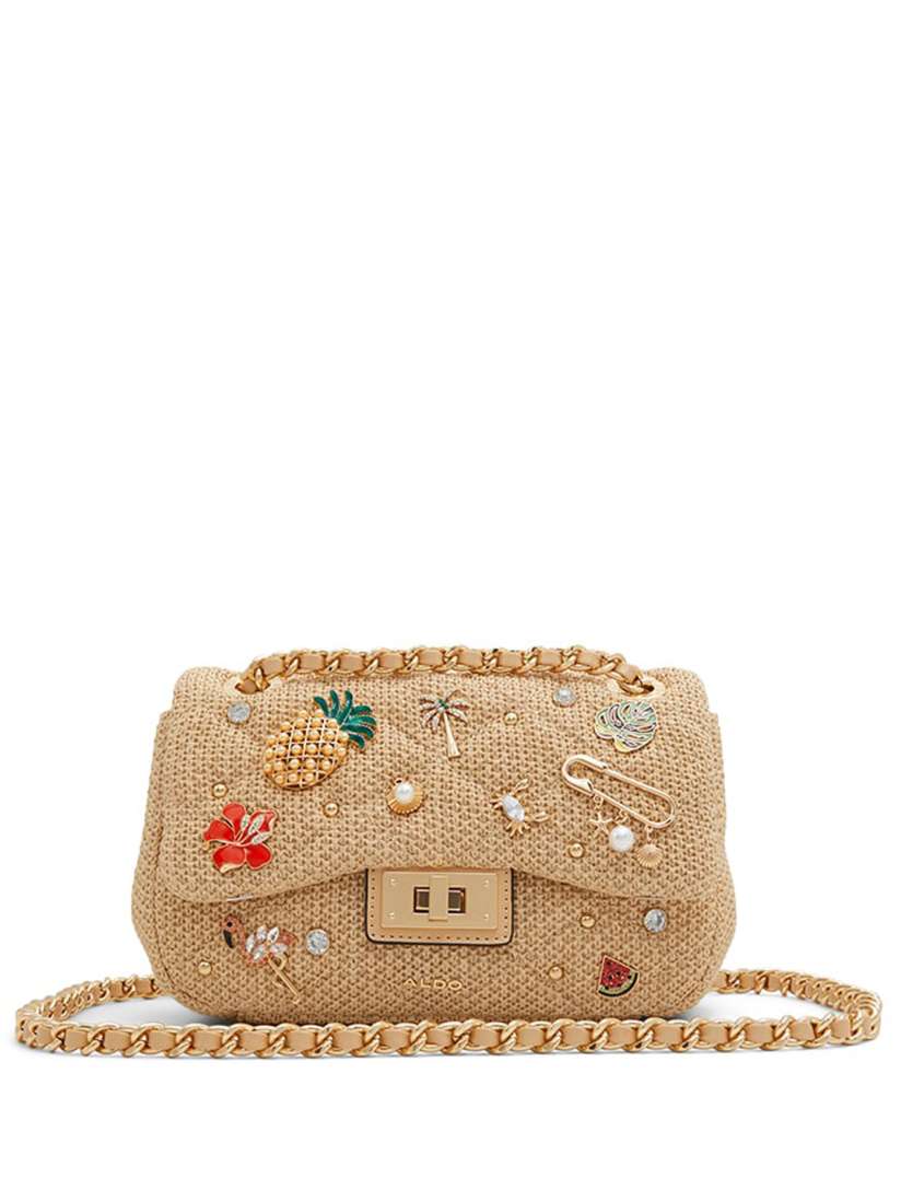 Buy ALDO Embellished Structured Sling Bag Handbags for Women 28217394 Myntra