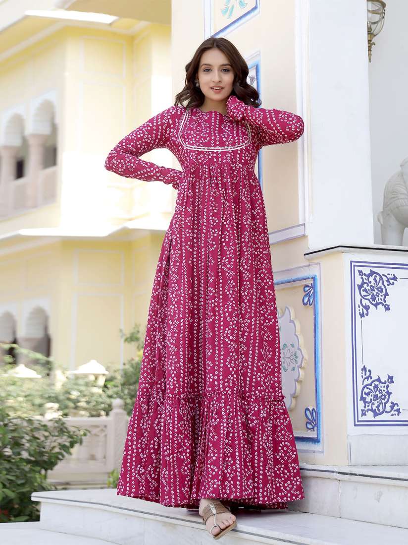 Myntra cotton maxi dress 2025