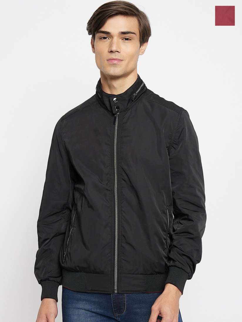 Buy Duke Stand CollarReversible Bomber Jacket Jackets for Men 28239492 Myntra