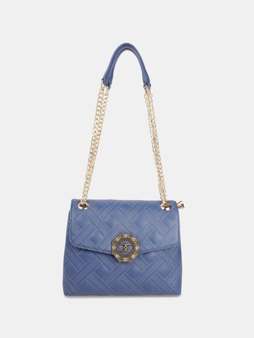 Buy ESBEDA Textured Structured Sling Bag With Chain Handle Handbags for Women 28241082 Myntra