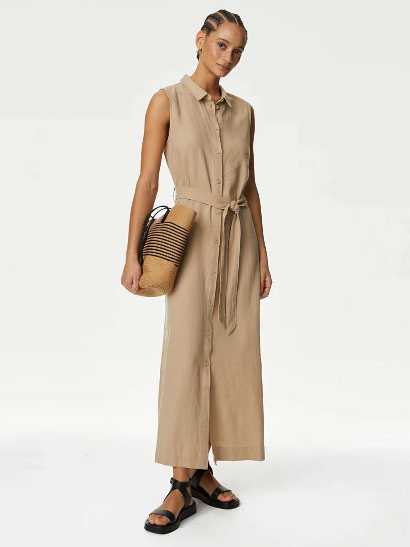 Marks and spencer tunic midi dress online