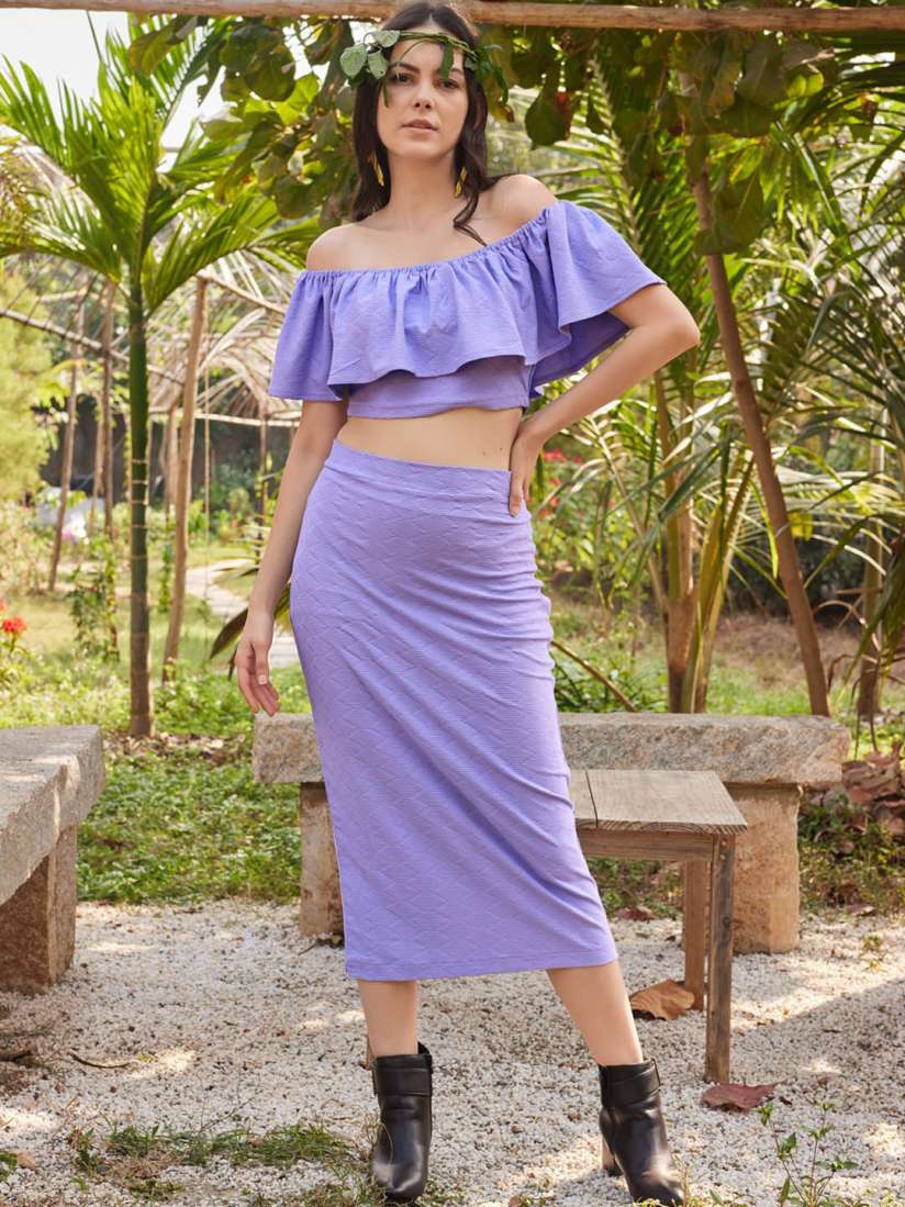 Skirt top myntra top