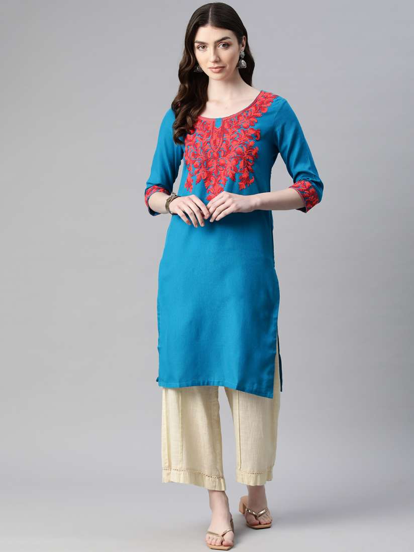 Woollen kurtis on myntra outlet