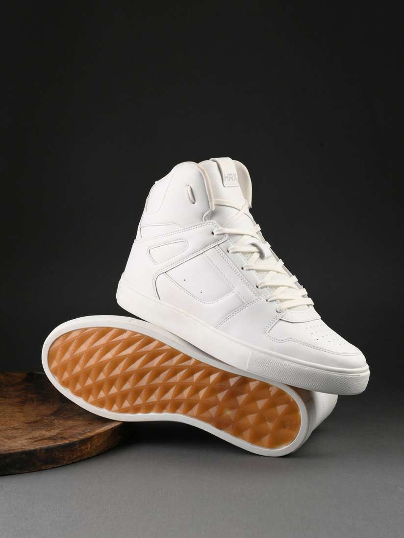 Buy HRX by Hrithik Roshan Men White Textured Round Toe Sneakers Casual Shoes for Men 28281608 Myntra