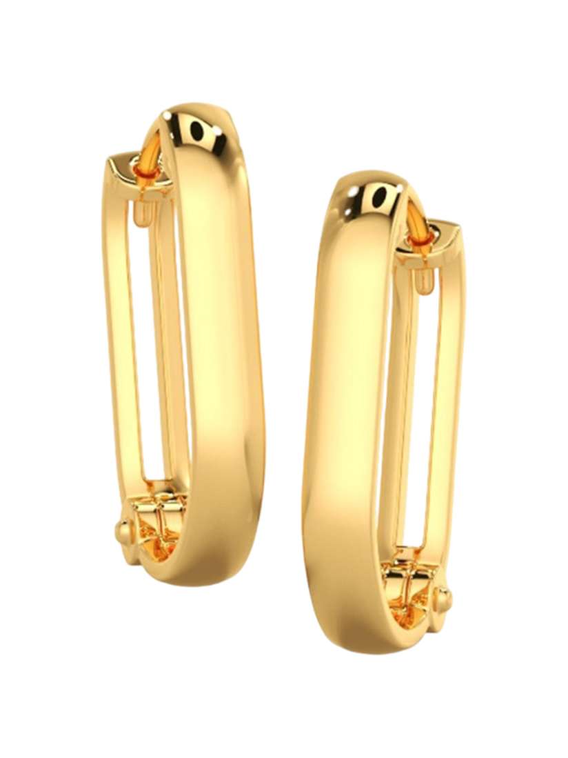 Buy CANDERE A KALYAN JEWELLERS COMPANY BIS Hallmark 18KT Gold Earrings 2gm Earrings Gold for Women 28291418 Myntra