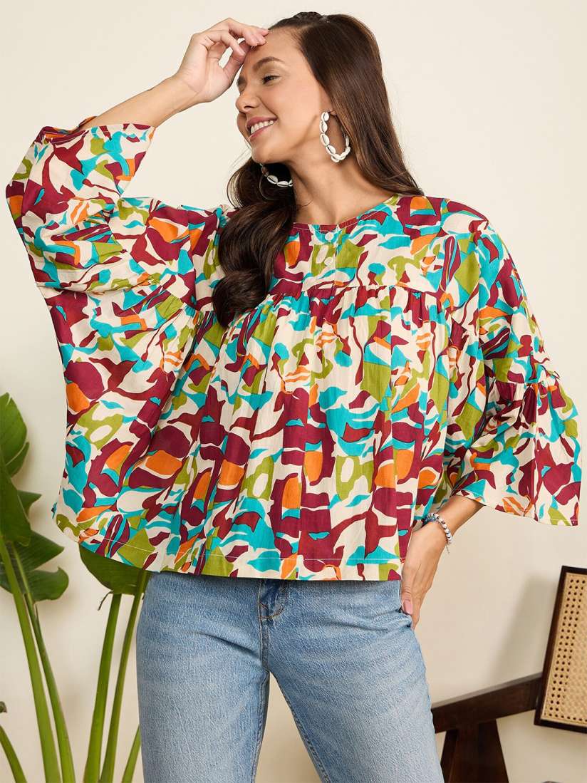 Batwing tops myntra hot sale