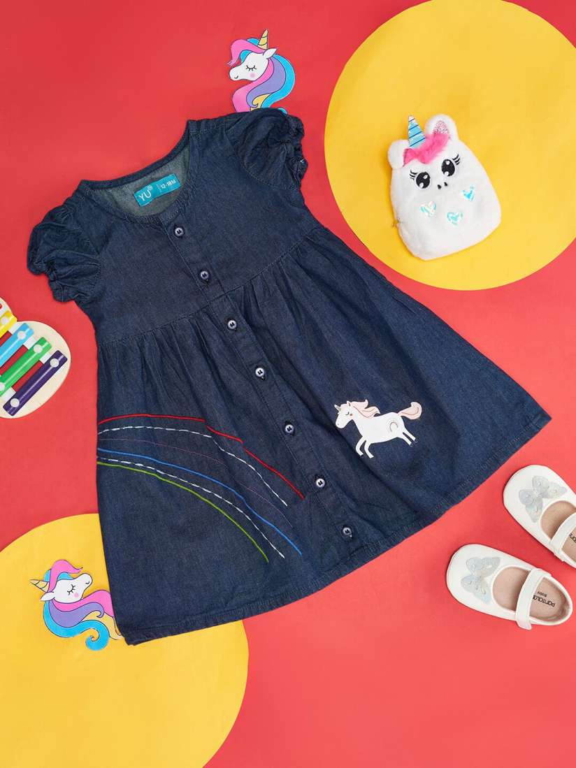 Pantaloons denim dress new arrivals