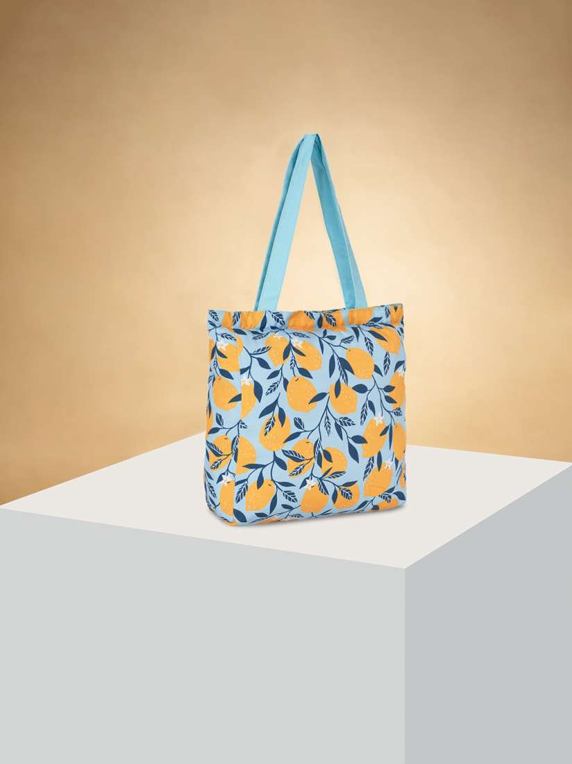 Buy Forever Glam by Pantaloons Conversational Printed Structured Tote Bag Handbags for Women 28314040 Myntra