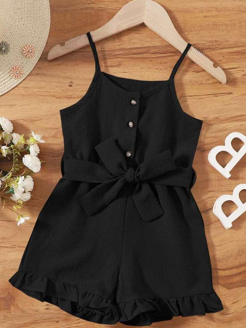 Buy LYTIX Girls Cotton Round Neck Sleeveless Fit Flare Casual