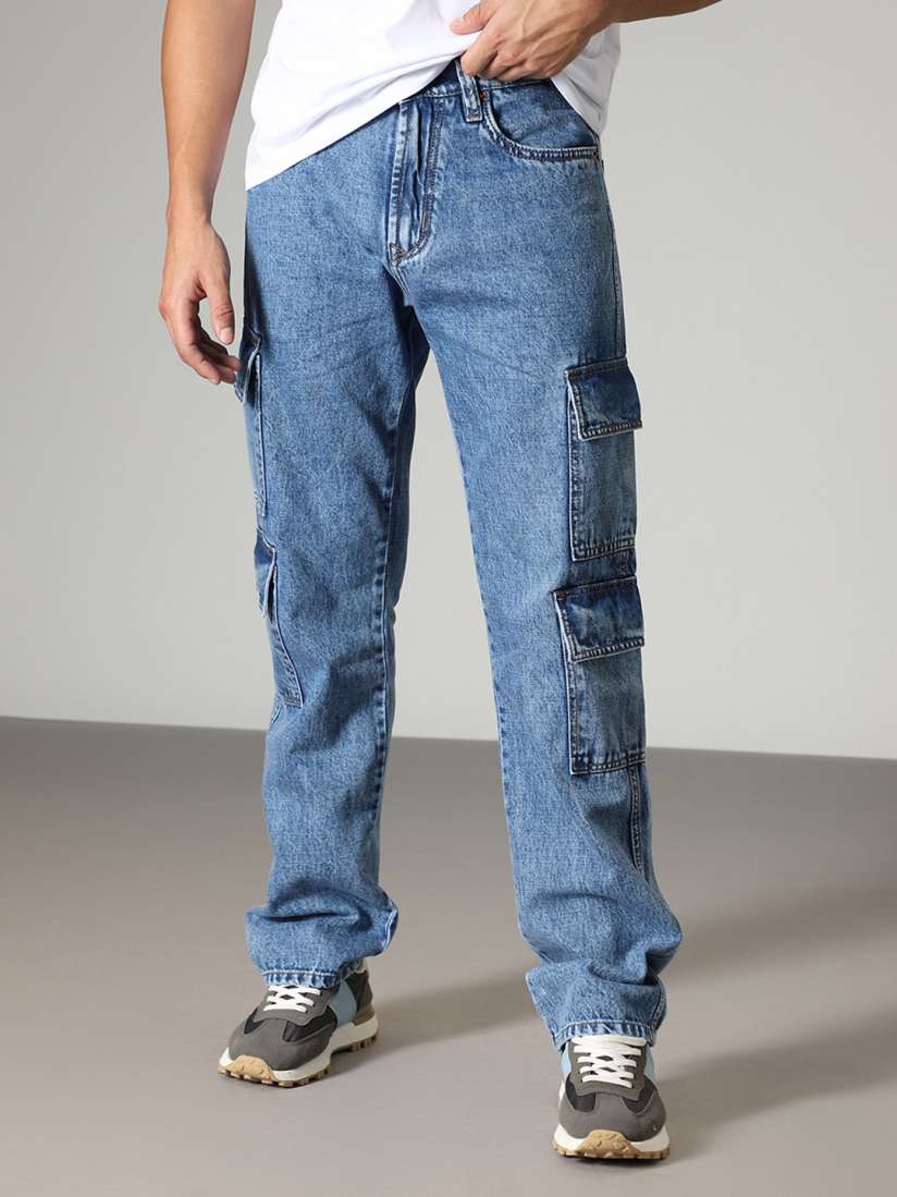 Buy Banana Club Men Relaxed Fit Cotton Cargo Jeans Jeans for Men 28339134 Myntra