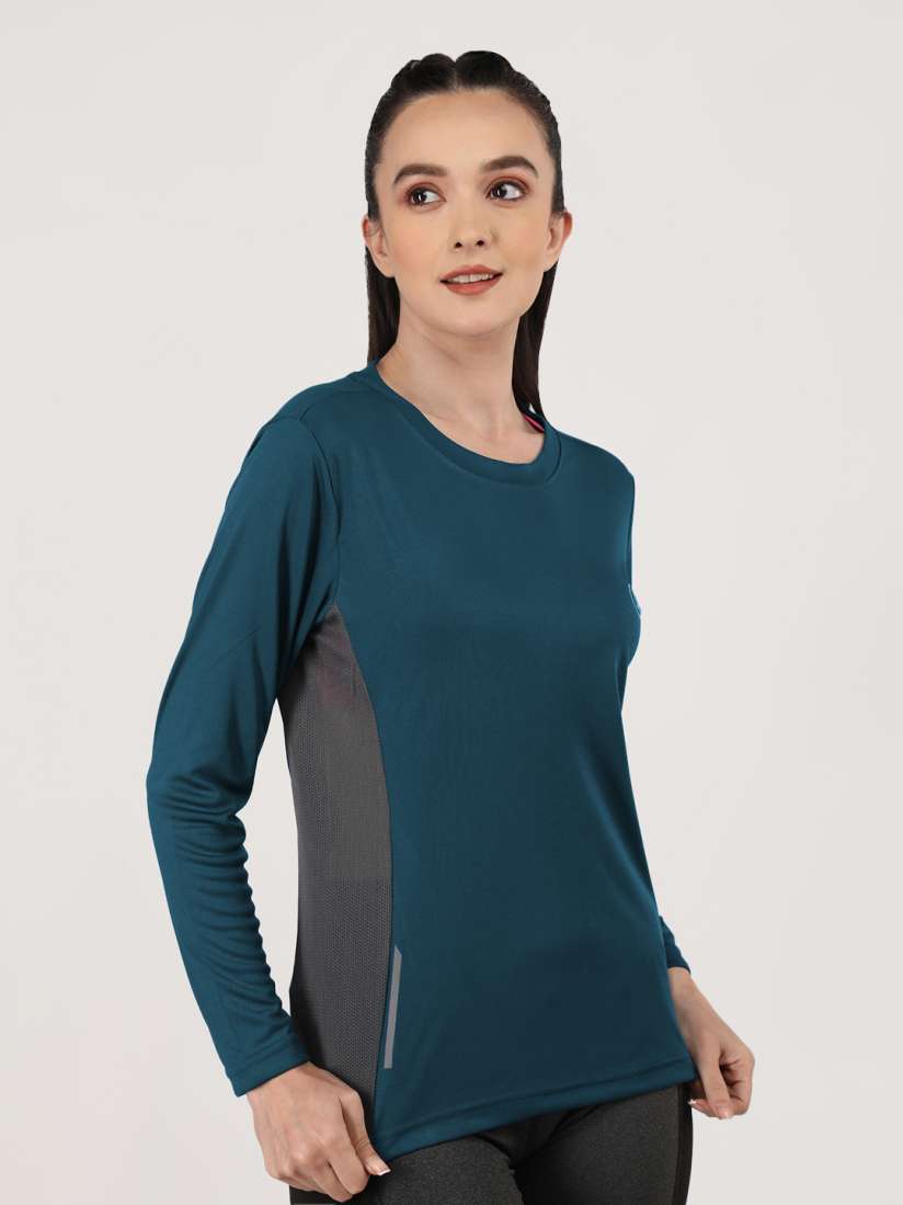 Full sleeve t shirts for womens myntra hotsell
