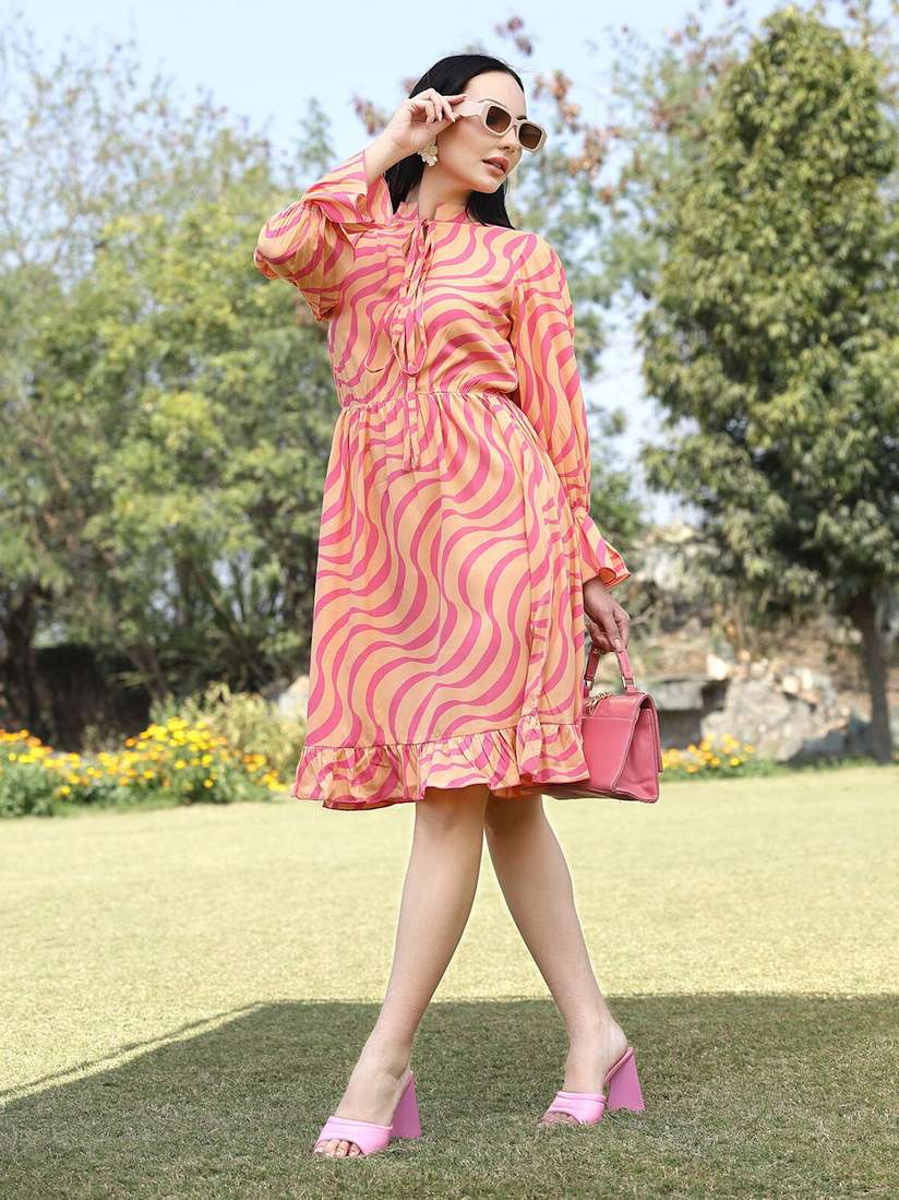 Pink Nordstrom Harper Rose Harper Rose Tie Neck Sheath Dress, $138