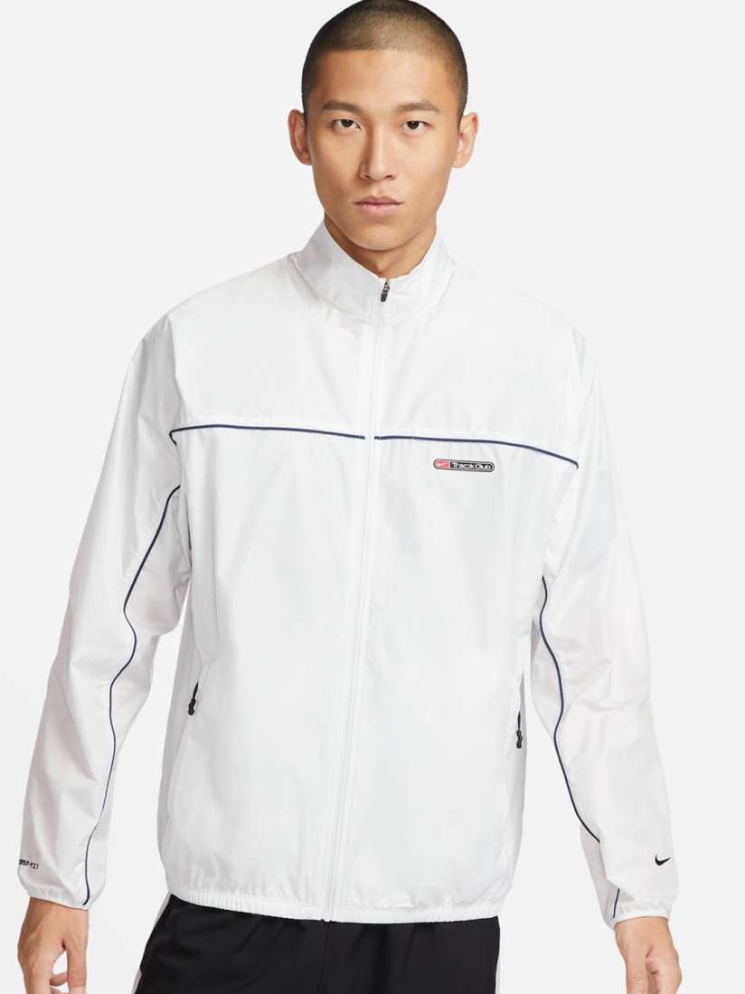 White running jacket mens top