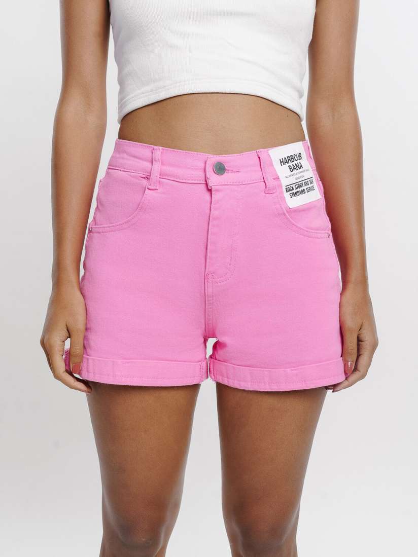Buy FREAKINS Women High Rise Pure Cotton Hot Pants Shorts Shorts for Women 28364978 Myntra
