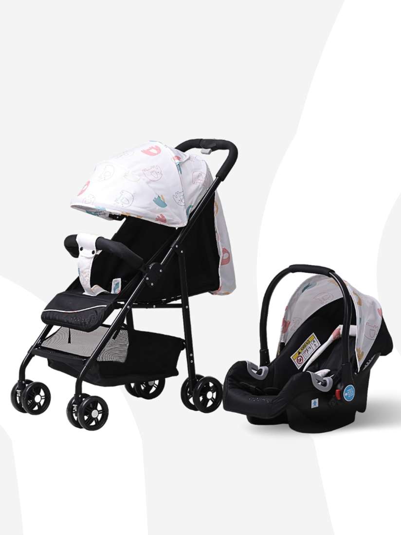 Buy Polka Tots Kids Printed Stroller With Car Seat Strollers for Unisex Kids 28368774 Myntra