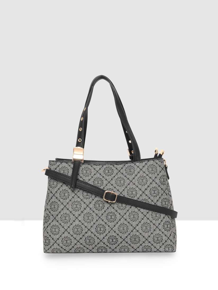 Buy ESBEDA Brand Logo Printed Structured Shoulder Bag Handbags for Women 28369914 Myntra