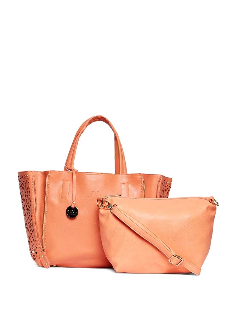 Buy Diana Korr Shopper Tote Bag with Cut Work Handbags for Women 28372300 Myntra
