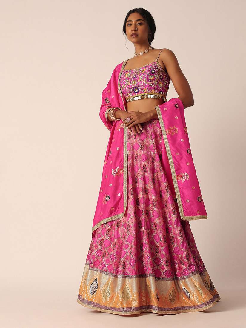 Banarasi lehenga myntra on sale