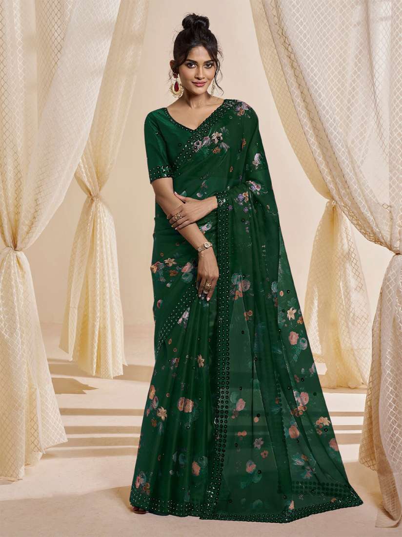 Myntra satin sarees cheap