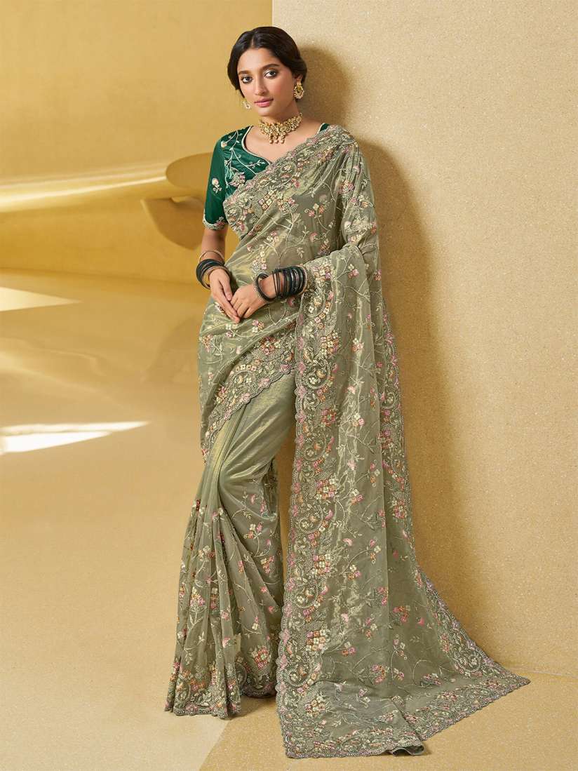 Myntra net saree top