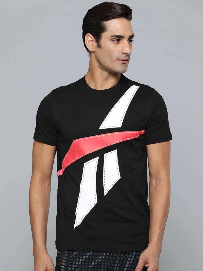 Buy Reebok Round Neck Short Sleeves Pure Cotton Sports T shirt Tshirts for Men 28422688 Myntra