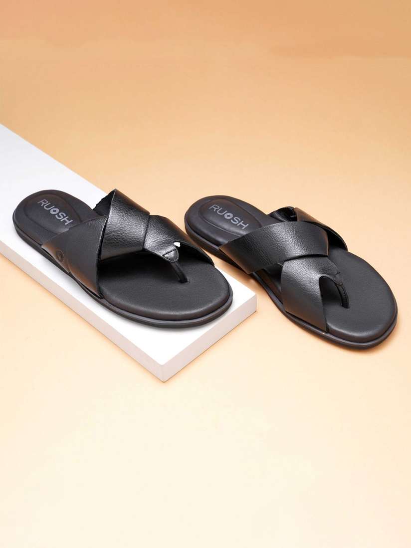 Buy Ruosh Men Leather Comfort Sandals Sandals for Men 28422714 Myntra