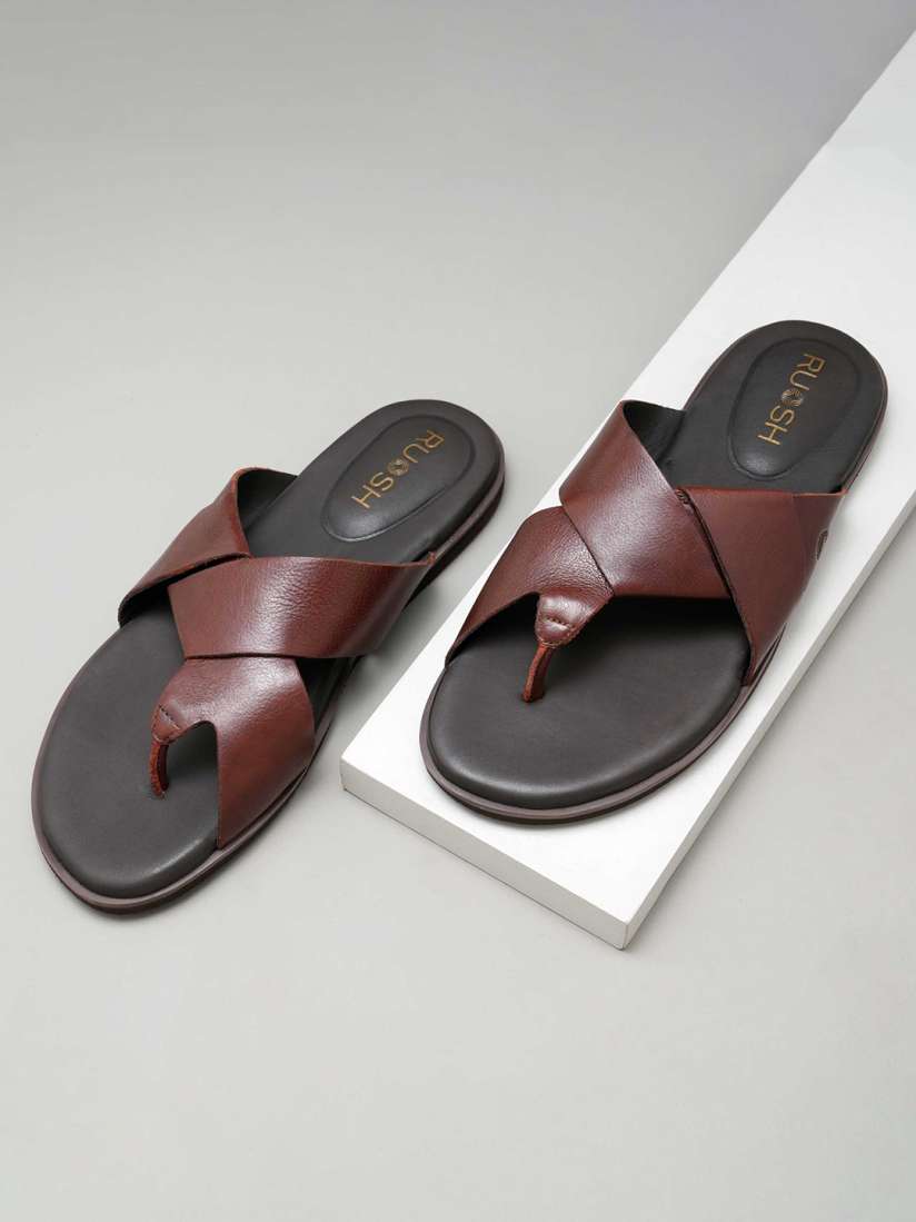 Buy Ruosh Men Leather Comfort Sandals Sandals for Men 28422726 Myntra