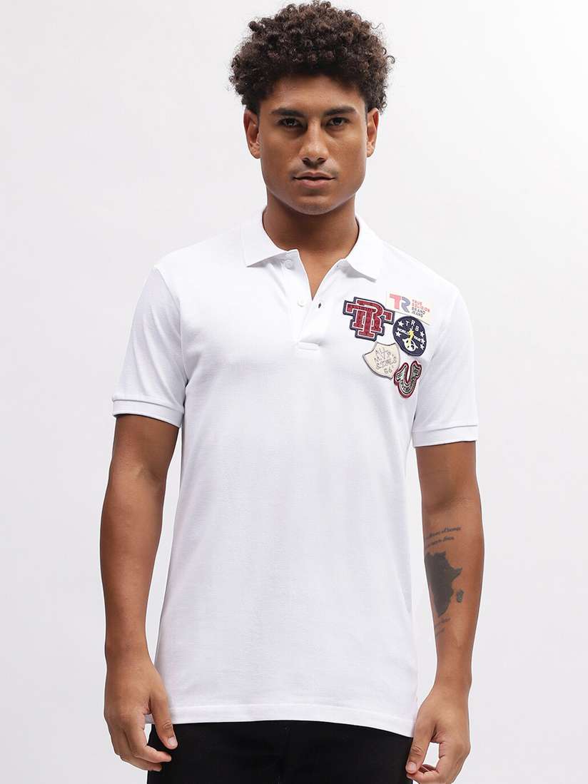 Ubuy White True Religion Polo Shirt True Religion Polo Collar