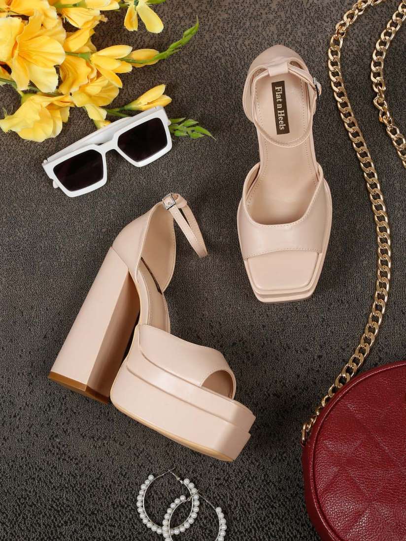 Flat platform heels sales