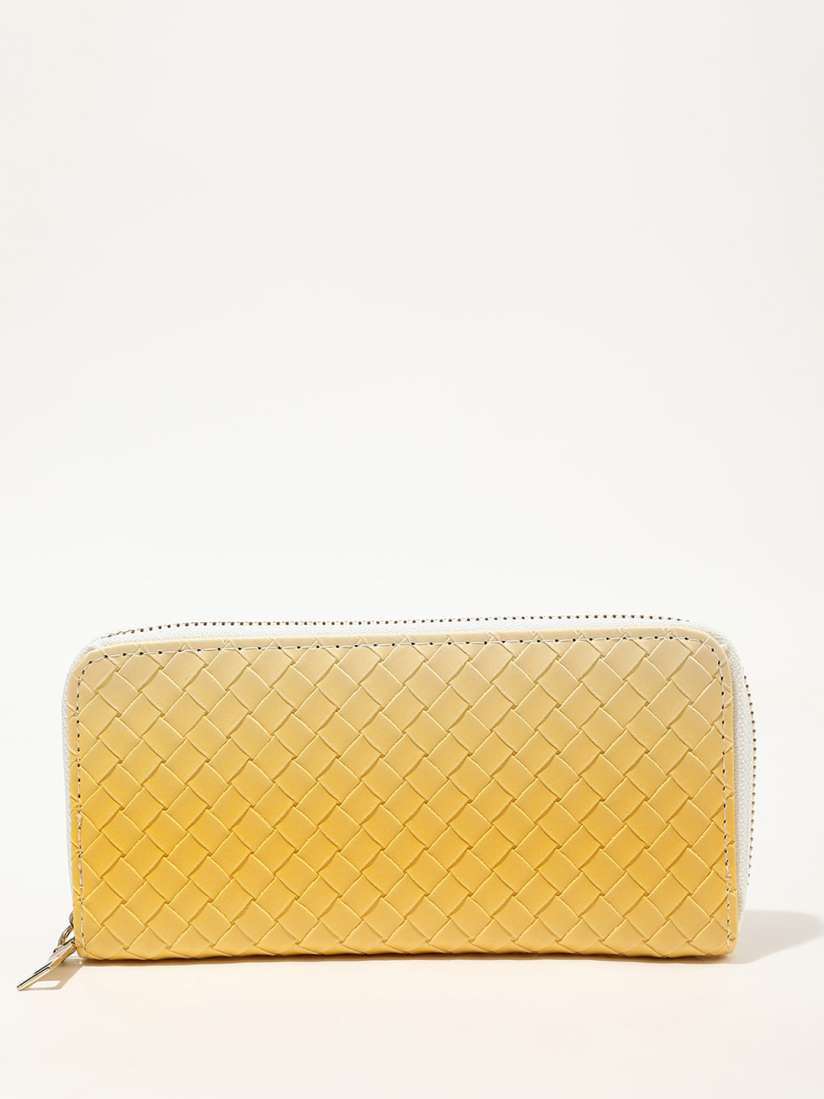 Buy LULU SKY Textured PU Zip Around Wallet Wallets for Women 28451472 Myntra