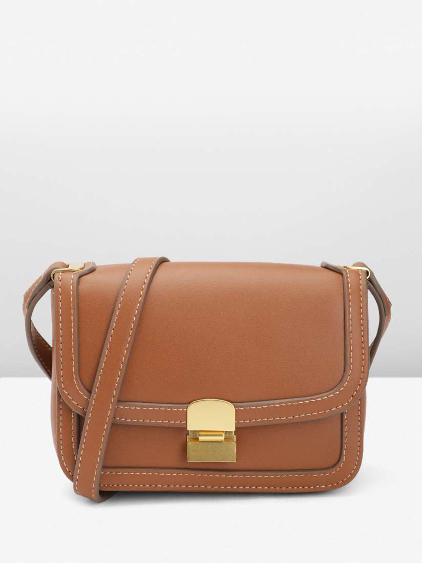 Buy MANGO Structured Sling Bag Handbags for Women 28455830 Myntra
