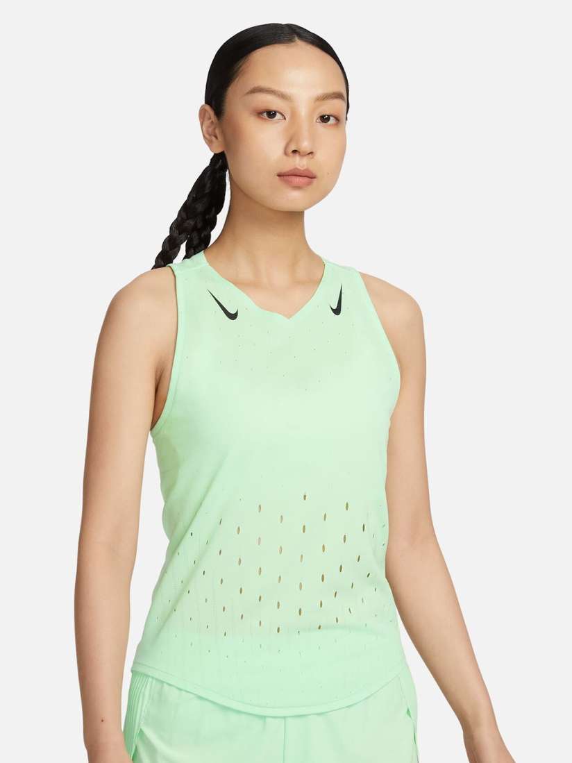 Buy Nike AeroSwift Women s Dri FIT ADV Running Vest Tops for Women 28464732 Myntra
