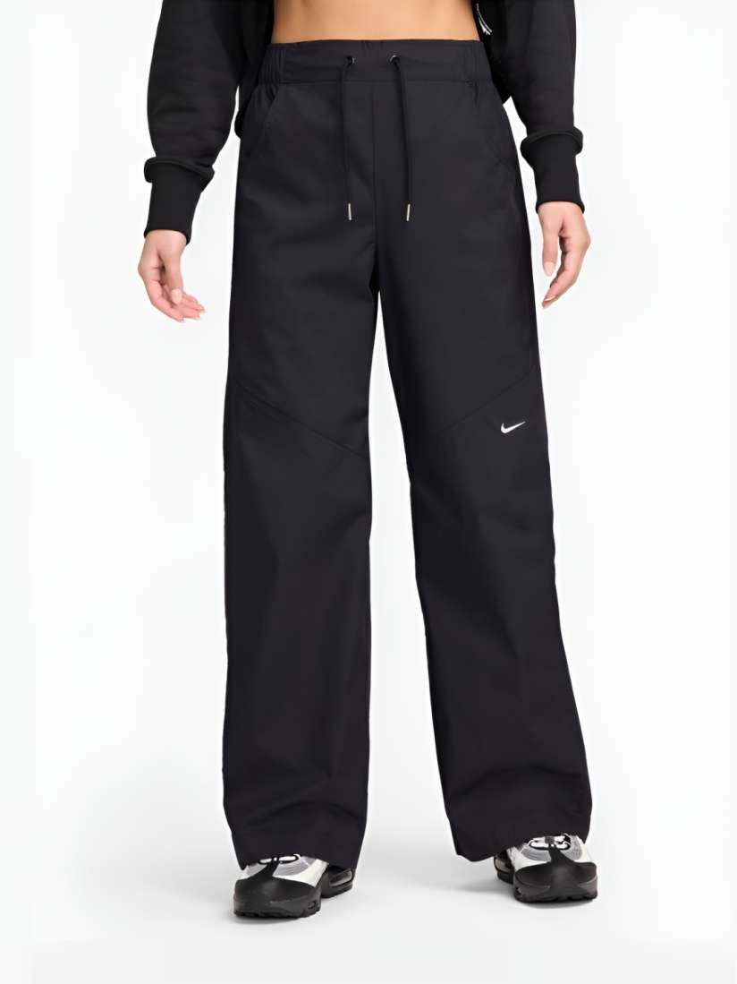 Buy Nike Sportswear Essential Women s Woven High Waisted Trousers Track Pants for Women 28465166 Myntra