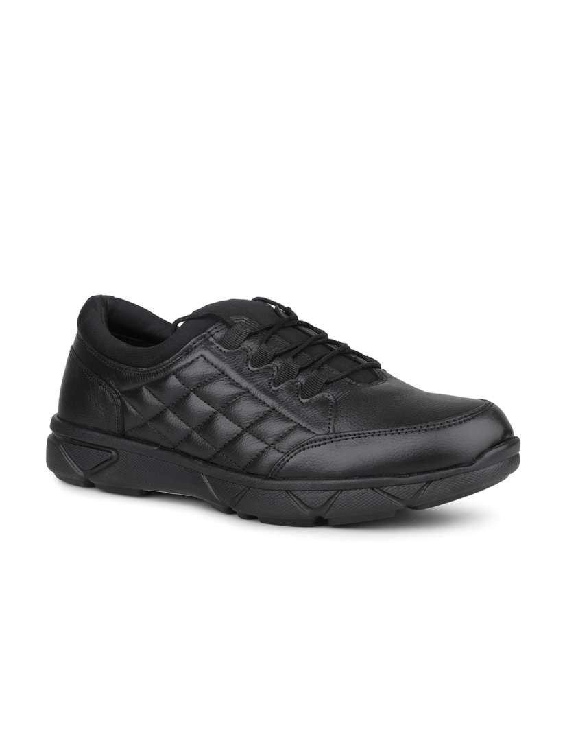 Buy ATESBER by Inc.5 Men Round Toe Leather Sneakers Casual Shoes for Men 28470700 Myntra