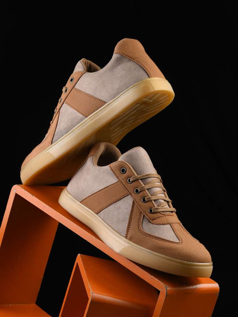 Buy The Roadster Lifestyle Co. Men Tan Toned Lace Up Casual Sneakers Casual Shoes for Men 28472328 Myntra