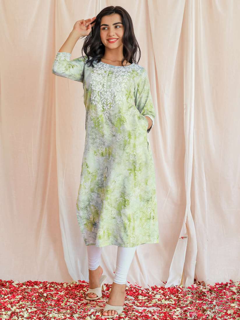 Libas floral print kurta top