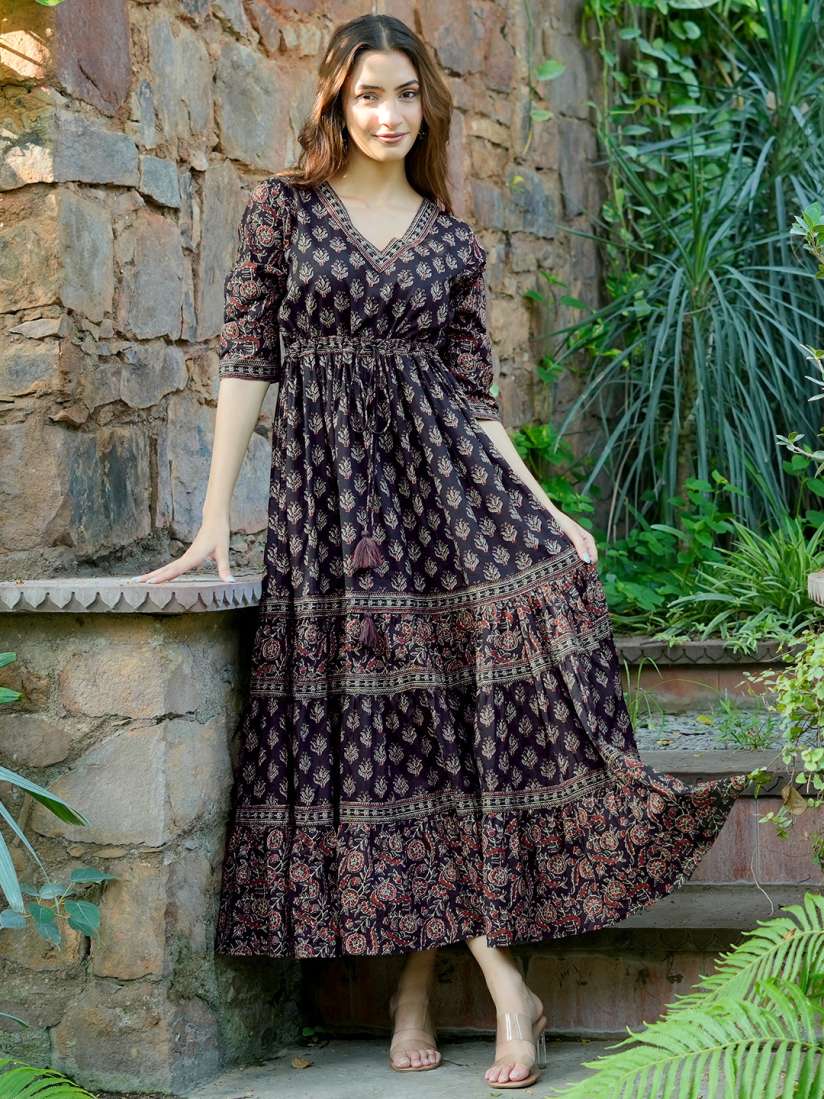 Myntra libas maxi dress top