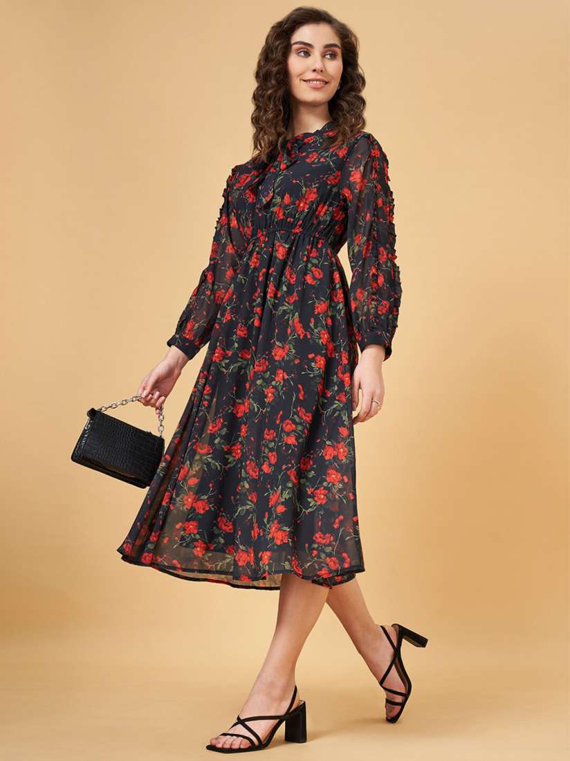 Pantaloons midi dress online